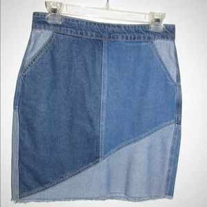 Multi-Jean Skirt